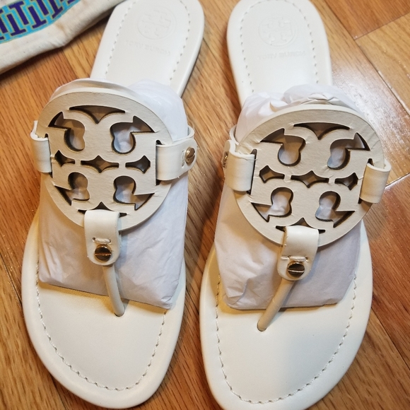 NWT Tory Burch Miller Leather Sandals - Picture 5 of 8